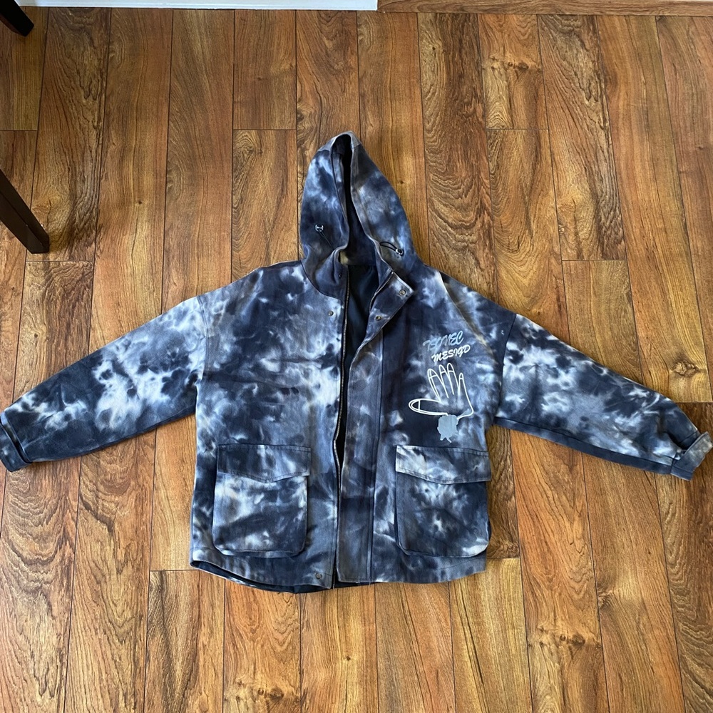Tie & die denim jacket